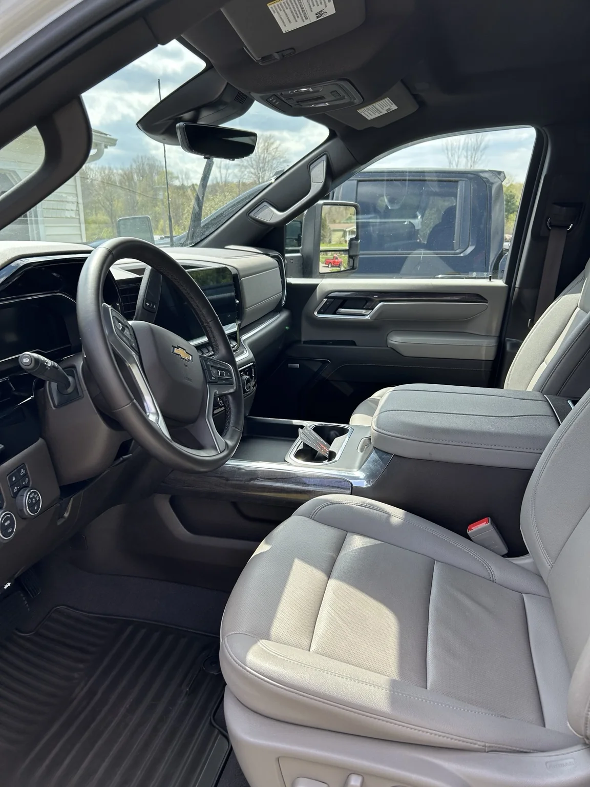 Clean Chevrolet truck interior